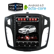Tesla HD Screen Android 6 0 font b Car b font DVD Player GPS Navi multimedia