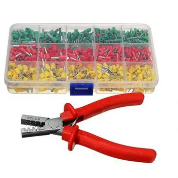 

5 Sets Crimping Tool Set One Crimping Pliers + 990 Pcs Cold Crimp Terminals