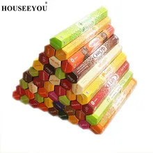 HOUSEEYOU 10 видов ароматизаторов, Оригинальные Индийские благовония, палочки премиум класса с несколькими вкусами сандалового дерева, стойкие ароматерапевтические палочки