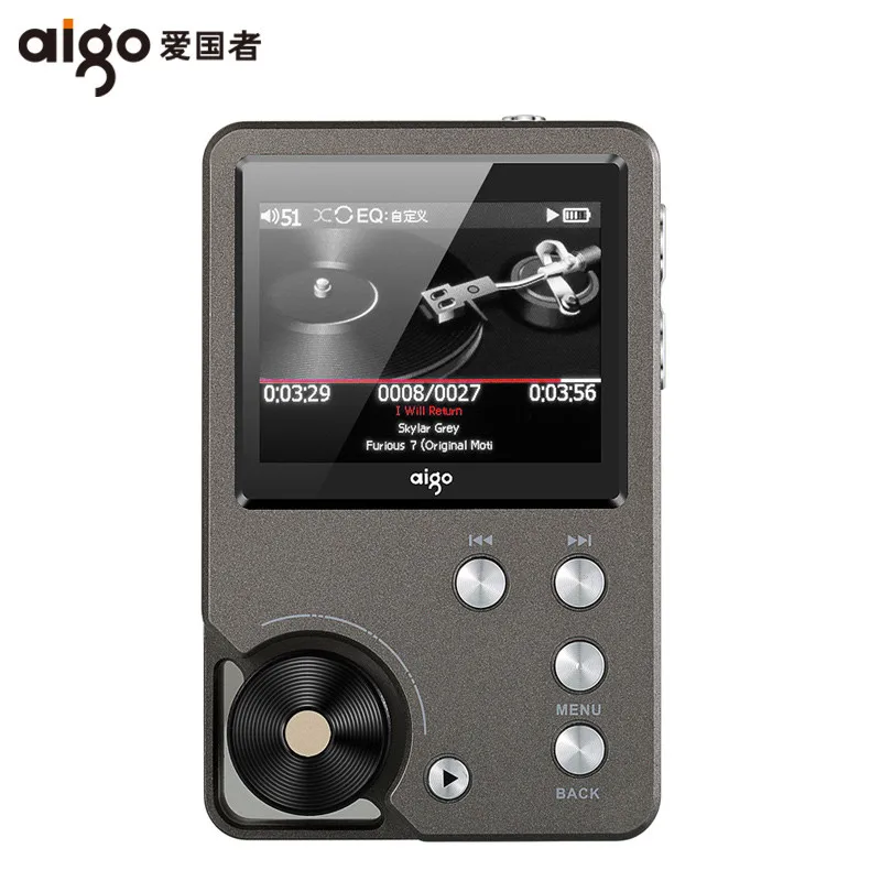 

AIGO MP3-105 HIFI Player Loseless Portable MP3 Mini with Hi-res Flac TFT Screen WM8965 Mini Portable DSD Sport EQ adjustable