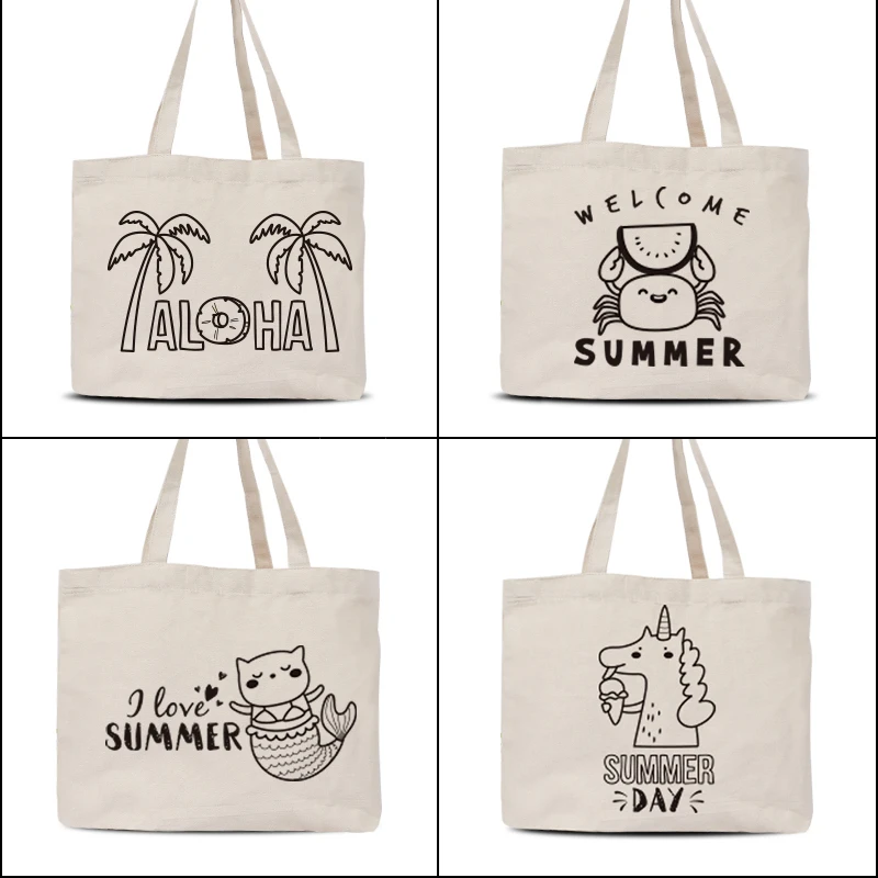 

Canvas Environmental Protection Bag Single Shoulder Canvas Bag Female Cloth Bag Professional customization