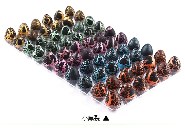 60pcs lot Magic Water Hatching Inflation Growing Dinosaur Eggs Toy For Kids Gift Child Educational Novelty