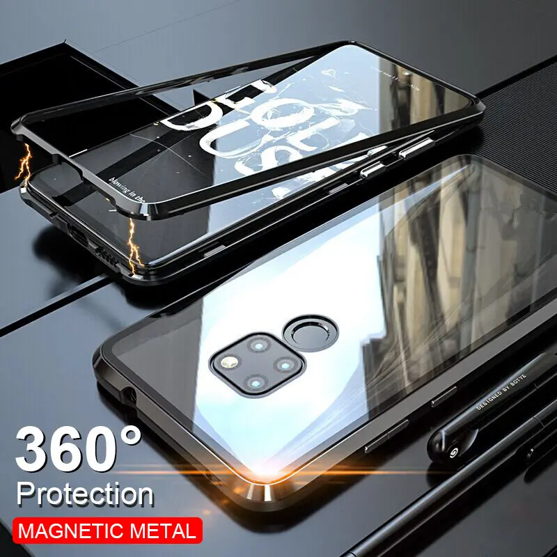 

Luxury 360 Degree Protector Magnet Case On The For Huawei Mate 20 Pro 20 Shockproof Case For Huawei Mate 20 Lite Bumper Case