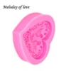 Love Hreat shape Peace Dove flowers soap mold chocolate DIY fondant cake decorating tools silicone mold resin clay T0052 ► Photo 3/6