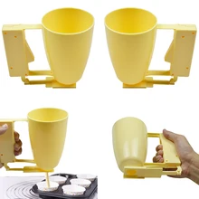 Пищевой пластик кухня инструменты Тесто Диспенсер Лидер продаж чашки Sahped формы для выпечки торт решений с ручкой фрикадельки плесень шт. 1 шт