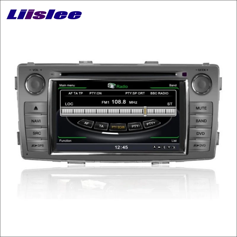 Discount Liislee For Toyota Innova 2012~2015 Car DVD Player GPS Map Navigation Radio Stereo iPod BT 3G WIFI HD Screen Multimedia System 1