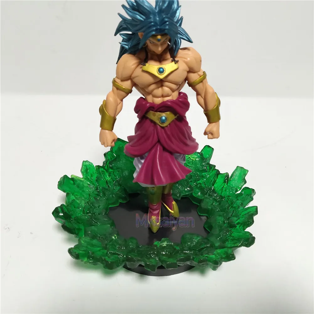 Фигурки Dragon Ball Z Broly PVC Моделя с хорошим спросом зеленый Мощность эффект фигурки