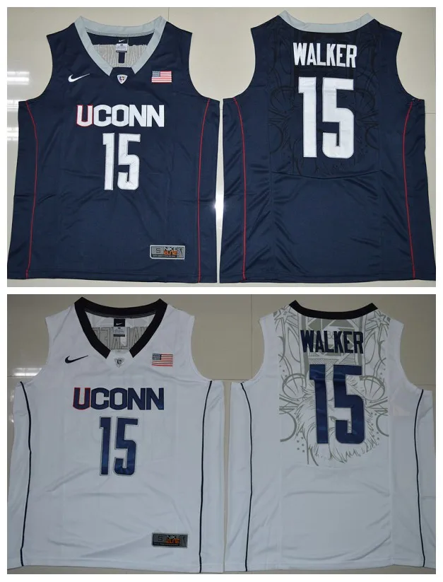 2016 Возврат 100% Прошитой Uconn Хаски Kemba Уокер 15 Американский | Спорт и - Цена: 