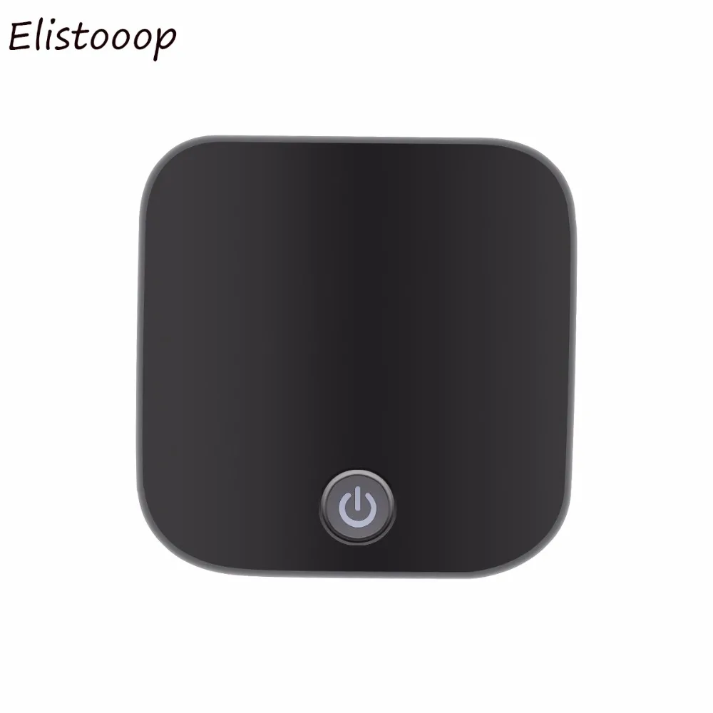 

Elistooop Bluetooth Wireless Transmitter Receiver Audio Adapter Optical Toslink/SPDIF/3.5mm Stereo Output Support SBC RX ACC