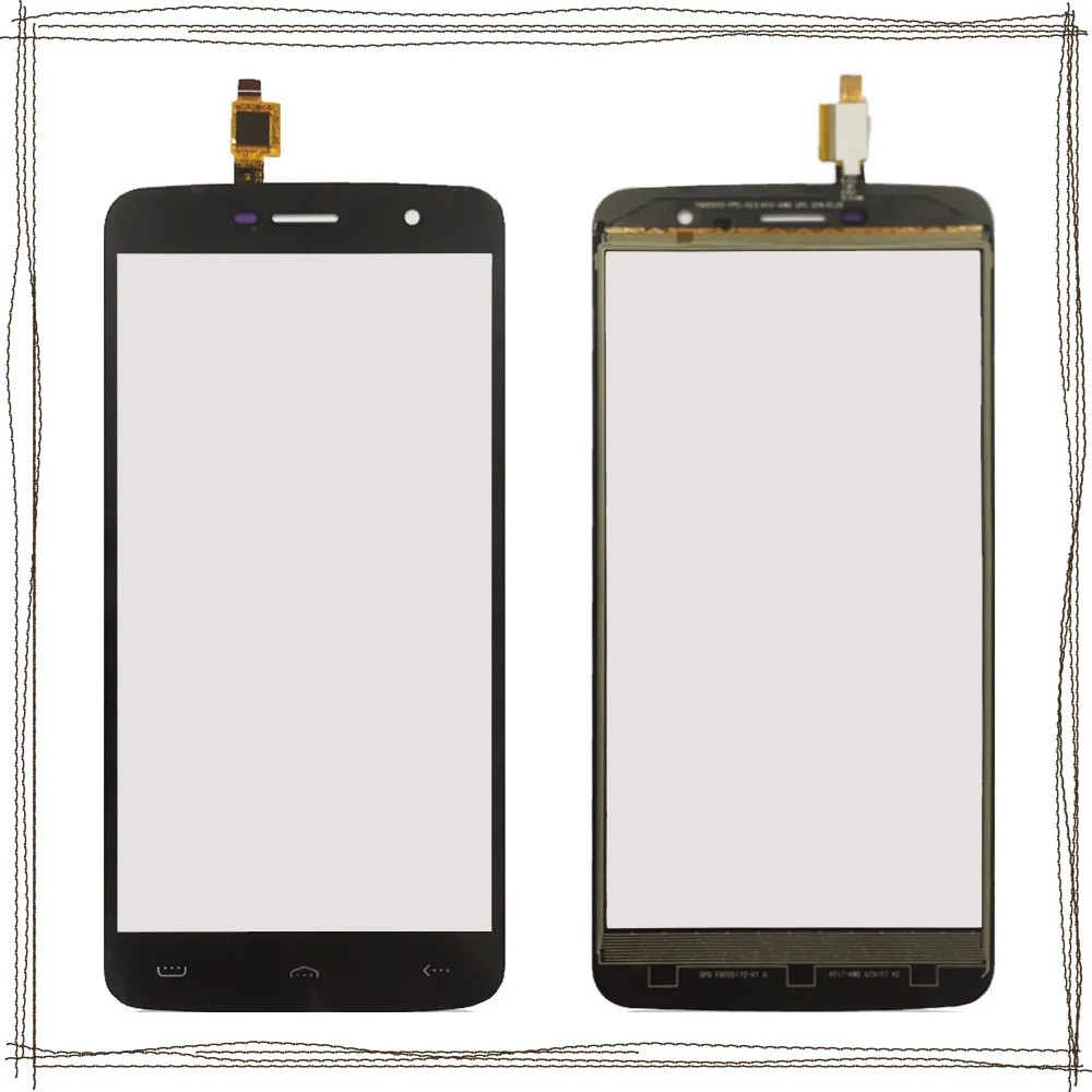 

10PC/Lot High Quality 5.5Inch For Homtom HT17 HT17 Pro Touch Screen Digitizer Touch Panel Lens Glass Black Color