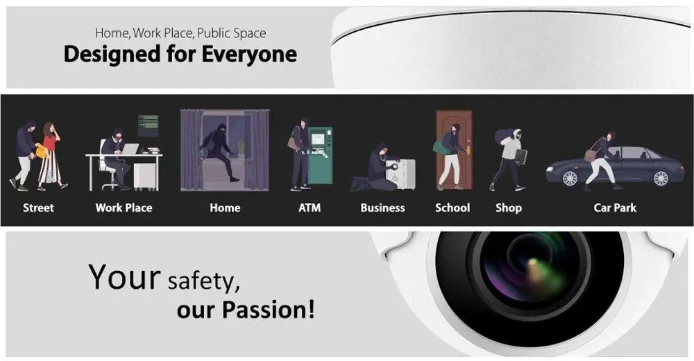  UniLook (Hikvision Compatible) 5MP Dome POE IP Camera With Audio Home/Outdoor Security Night Vision