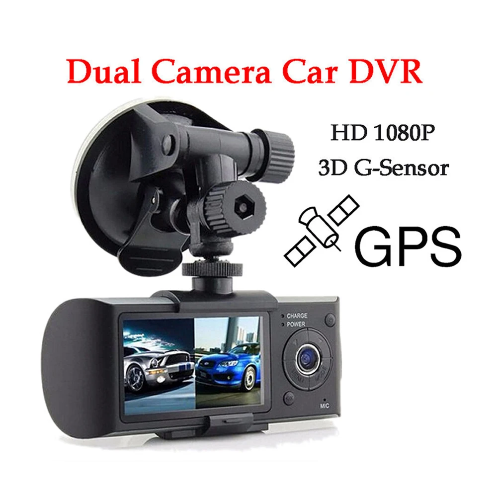 

2.7 inch Dual Lens GPS Car DVR Mini Dash Cam Portable Car Camera G-sensor Vehicle Blackbox Night Vision Car Drive Recorders