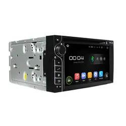 6.2 дюймов Quad Core Android 5.1 OS два din Автомобильный DVD Player double din Стерео GPS Навигации автомобильный радиоприемник Автомобиля Мультимедиа Бесплатный доставка