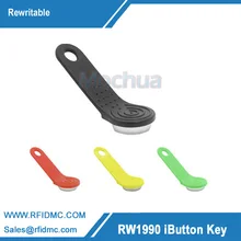 90a-f5 Ibutton перезаписываемый контактный ключ с держателем для охранной тур системы- 100 шт/партия