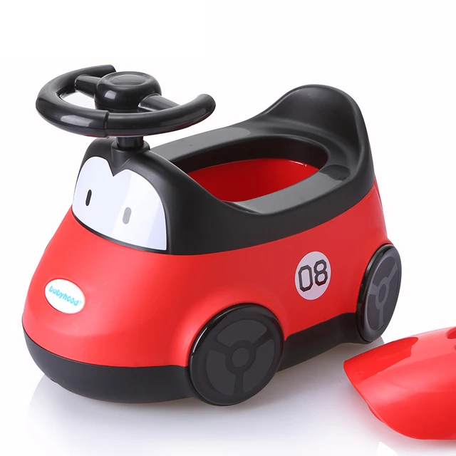 Car Style Boys Girls Baby Toilet Seat Comfort Children