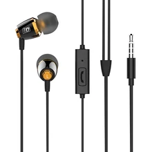 3 55mm In Ear Earphone with MICRO Metal Super Bass Noise Cancelling Headphones For Mobile Phone