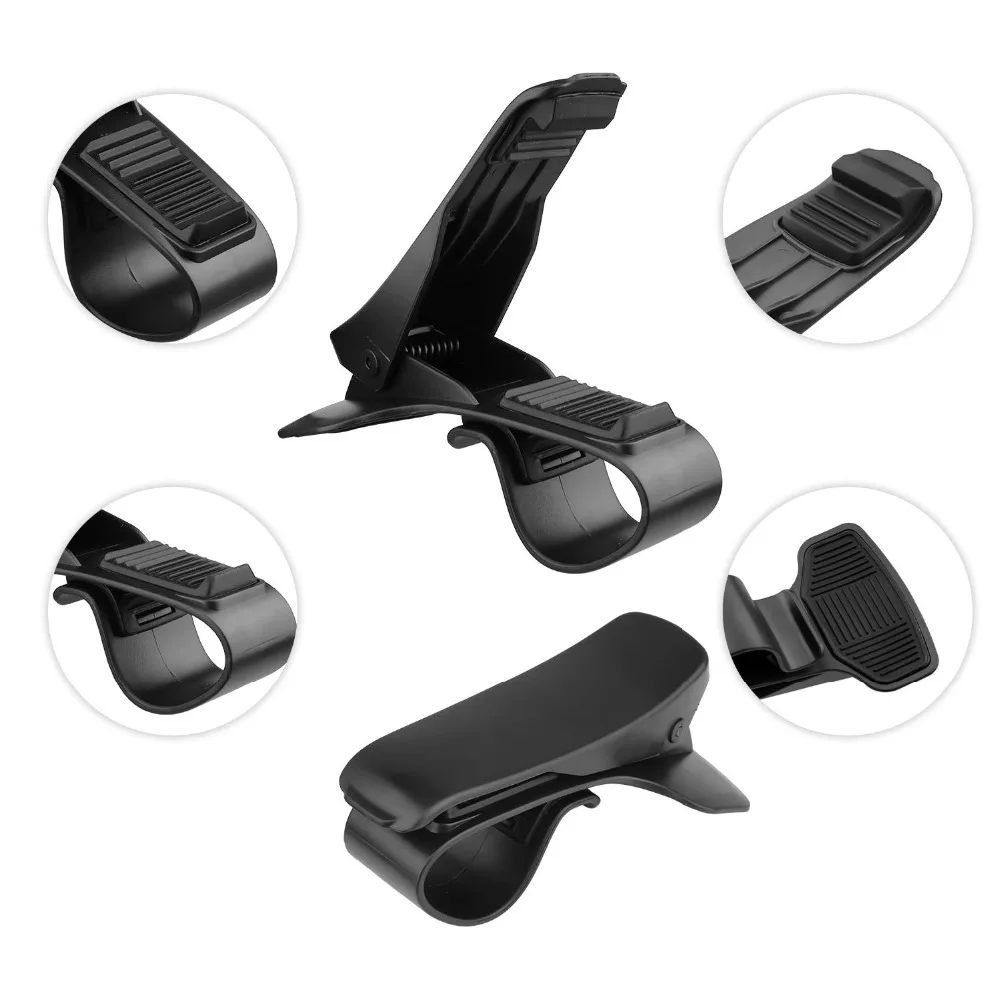 Universal Car Phone GPS Navigator Holder For Iphone XS Max XR 6 7 8 Car Mount HUD Dashboard 360 Rotatable Bracket For Samung (8)