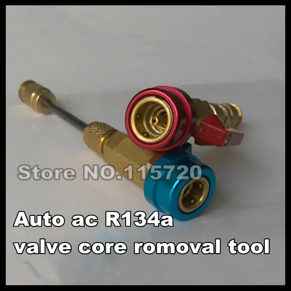 Авто кондиционер воздуха R134a клапан средство для удаления сердцевины, игольчатый клапан core