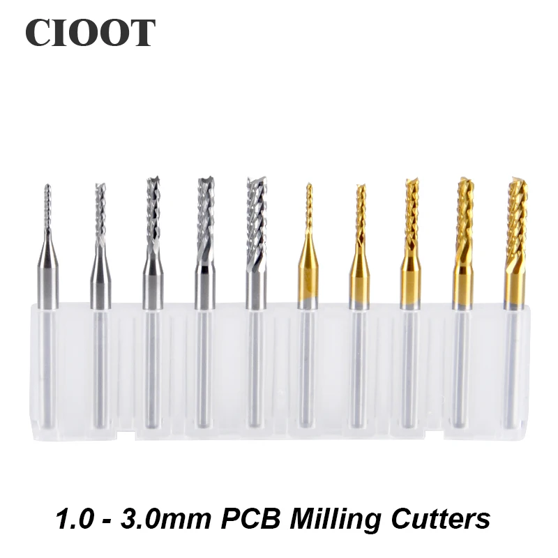 2017 Hot Sale CNC Router Bit Mini PCB Carbide Machine Tools End Mill 3.