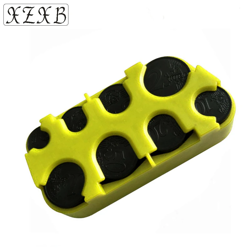 

HotSale Creative Candy Color Coin Case Euro Coin Dispenser Coin Purses Wallet Holders Car Coin Pocket Cases Storage Plastic Box