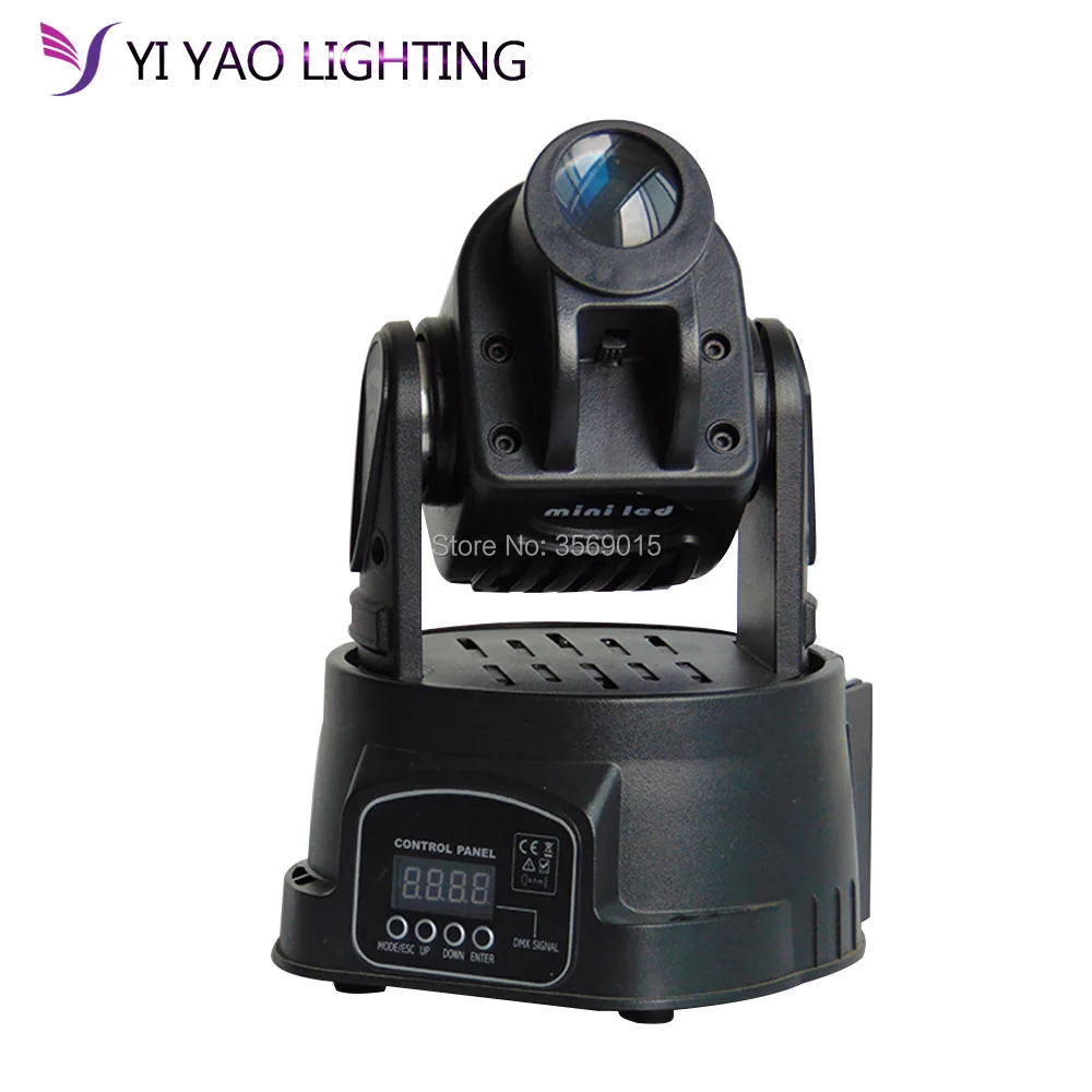 

Spot With Gobos Color Plate High Brightness 15W Mini Led Moving Head Light