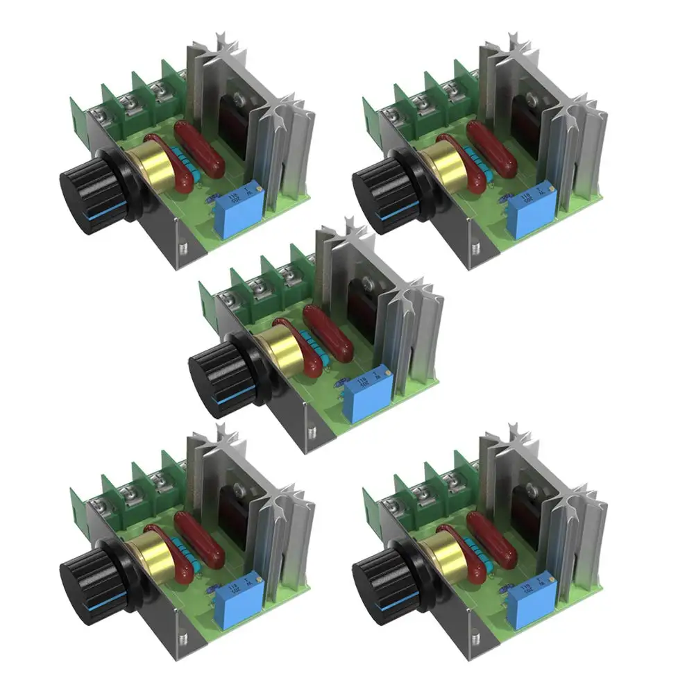 AC 220 В 2000 Вт SCR регулятор напряжения Диммеры Регулятор скорости двигателя термостат электронный регулятор напряжения модуль