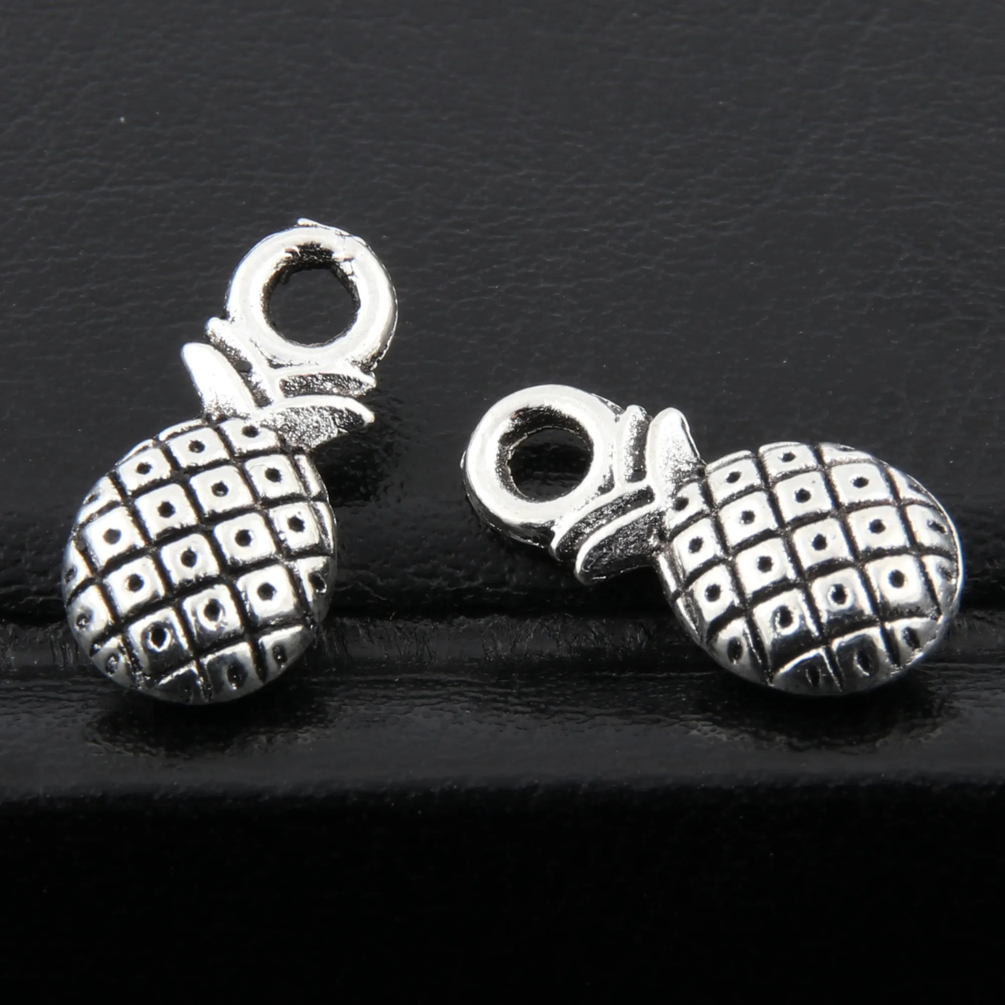 20pcs Antique Silver Earring Chandelier Connectors Charms Pendants Double Sided