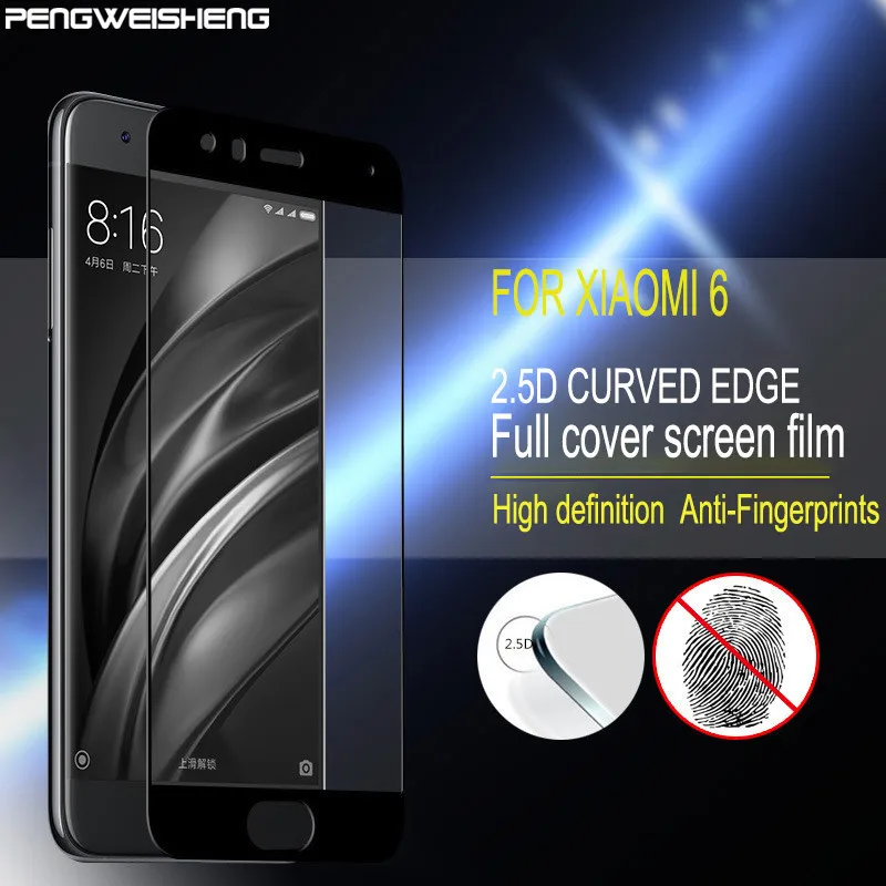 2PACK For xiaomi redmi 5 plus glass tempered full cover prime screen protector for xiaomi 6   Mobile phone Protective glass film