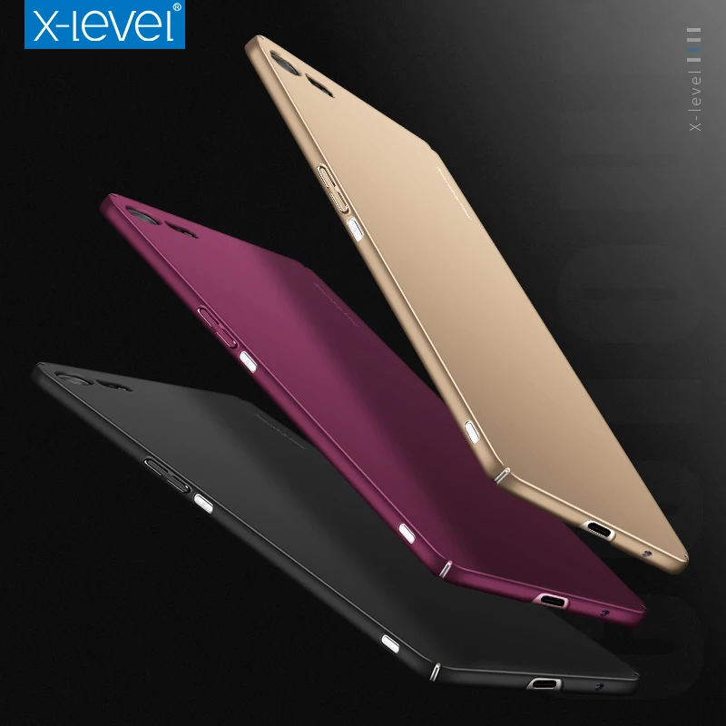 

X-Level Knight Matte Hard PC Case for Sony Xperia XZ Premium G8141 G8142 Back Cover XZP frosted Plastic PC hard full cover case