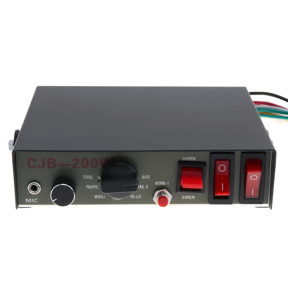Buy Best ynPIJ 12 V 200 W 8 Sound Speaker Auto di Allarme di Avvertimento Della Polizia Fuoco Sirena Corno PA con IL MIC Sistema