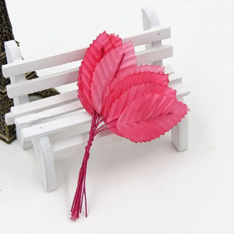 

Artificial Flower Leaves Home Decoration High Simulation Leaves Nylon Flower Holiday Party Wedding Decoration 200 Pcs/Pack