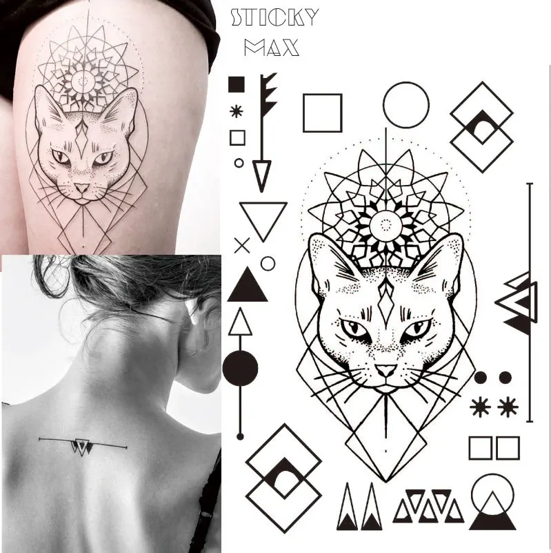 32+ Katzen Tattoo Geometrisch Vjmmodernastorico