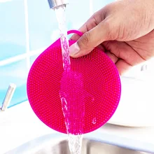 Силиконовая универсальная кисть гель для мытья чаши щетки многоцелевые антибактериальные Смарт губка для чистки посуды кухонные инструменты FPing