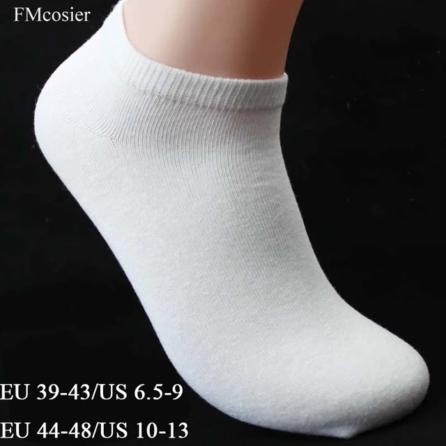 8 Pair Summer Cotton Meias Sokken Ankle Boat Calcetines invisibles Hombre  Low Cut Sock No Show Socks Mens Big Plus size 45 46 47