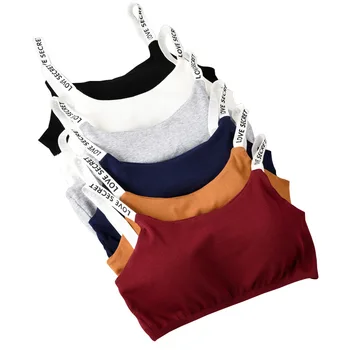 

Sexy Women Bras Seamless Removable Padded Bras For Women Casual Letter Print Bra Fitness Breathable Women Bra Lingeries Femme