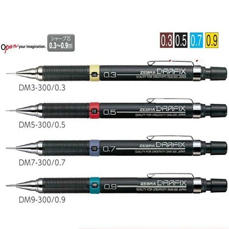 0,5 mm Eisen Metall-mechanisch Automatik Bleistift Schreiben Zeichnen Schulm CW