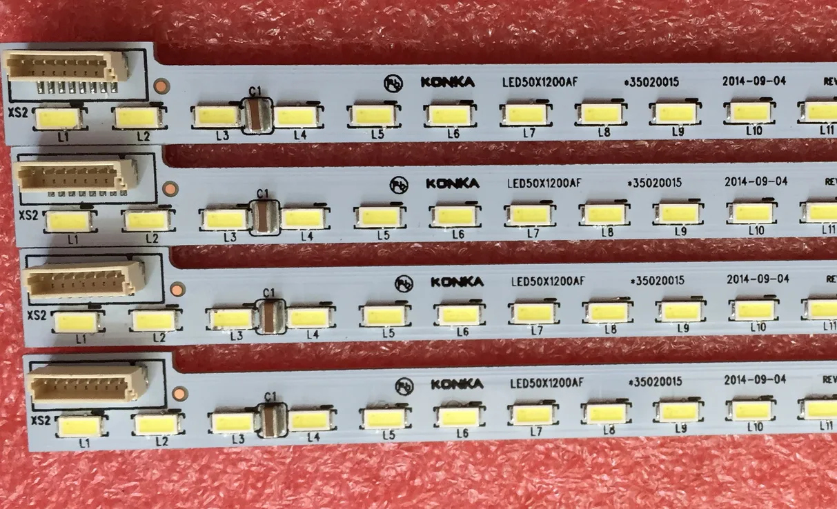 2 шт./лот для ЖК-подсветки Konka LED50X1200AF 37024855 35019589 1 шт. = 80 светодиодов 611 мм |