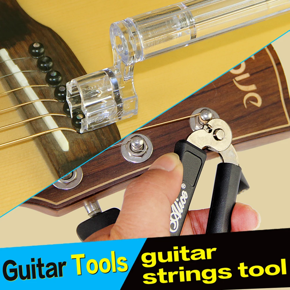 Multifunctional string winder + Guitar Bass Banjo Strings scissors