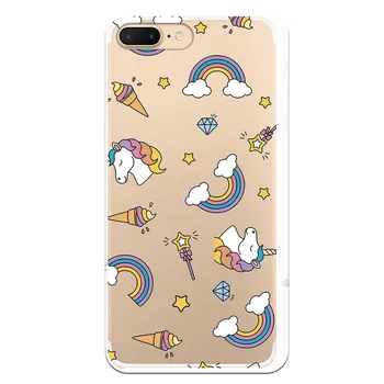 

Stand case costume drawing Unicorns Frozen WP009 for Apple IPhone 7 Plus/8 Plus