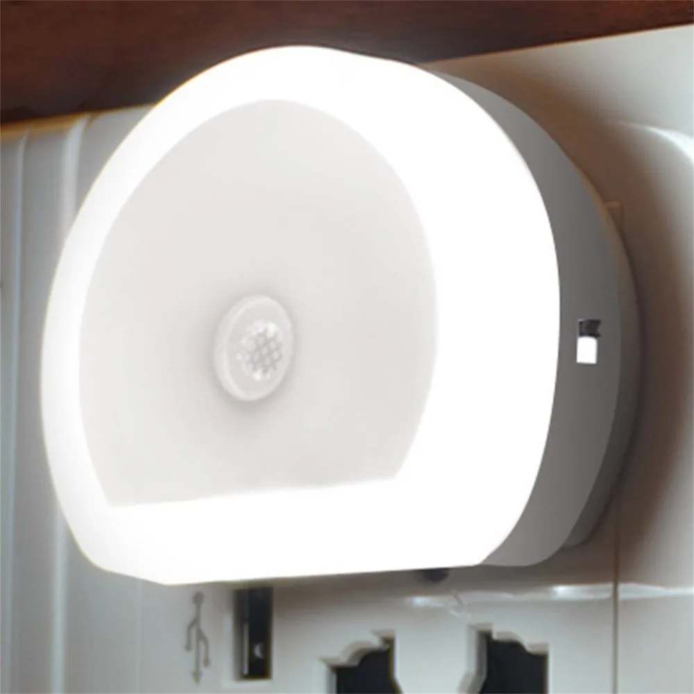 

Dual USB Light Control Night Light Lamp Wall Charger Plug EU/US Dusk to Dawn Sensor Wall Lamp Light