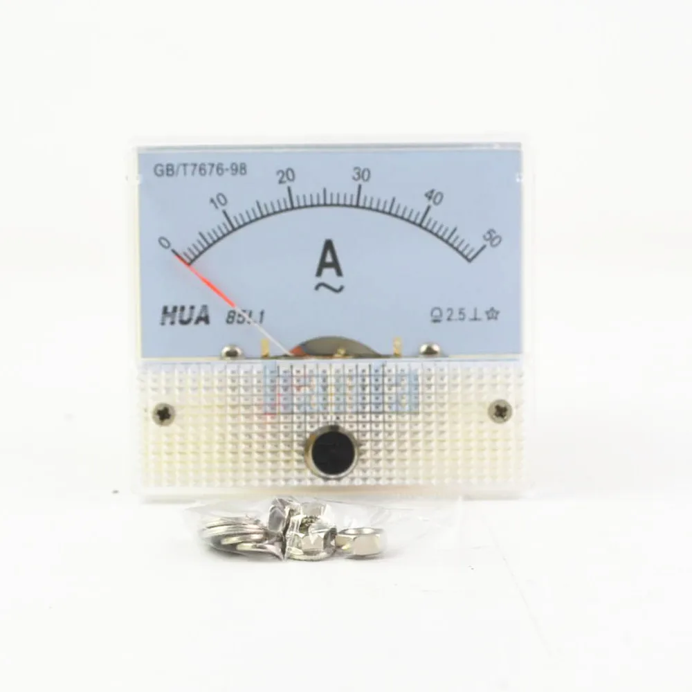 AC аналоговая панель измерителя тока 1A 2A 3A 5A 10A 20A 30A Датчик тока механические амперметры 85L1