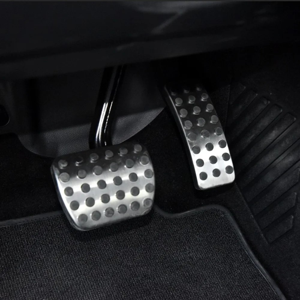Car Accessories For Mercedes Benz AMG A B GLA ML GL R W176 W245 W246 W251 W164 W166 X164 X166 C177 X156 AT Brake Pedal Stickers |