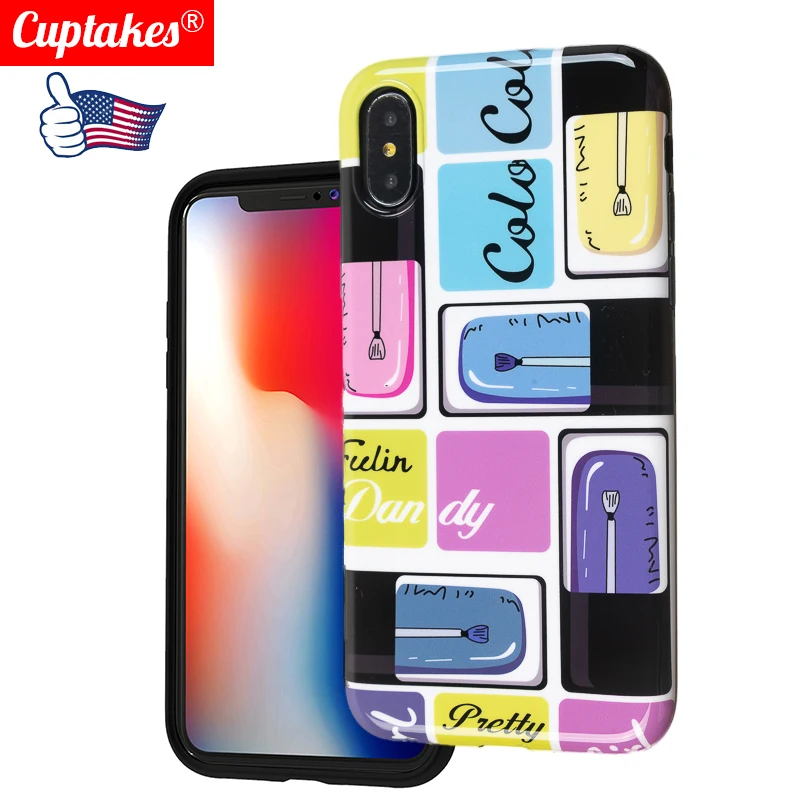 Чехол для телефона с леопардовым принтом макияжа iPhone 6 7 8 Plus X 10 XR XS Max леопардовый