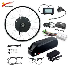 48 в 1000 Вт порошковый электрический велосипед комплект с литиевой батареей задний безрукий Мотор колеса DIY для 2" 700C ebike E Bike электронный комплект