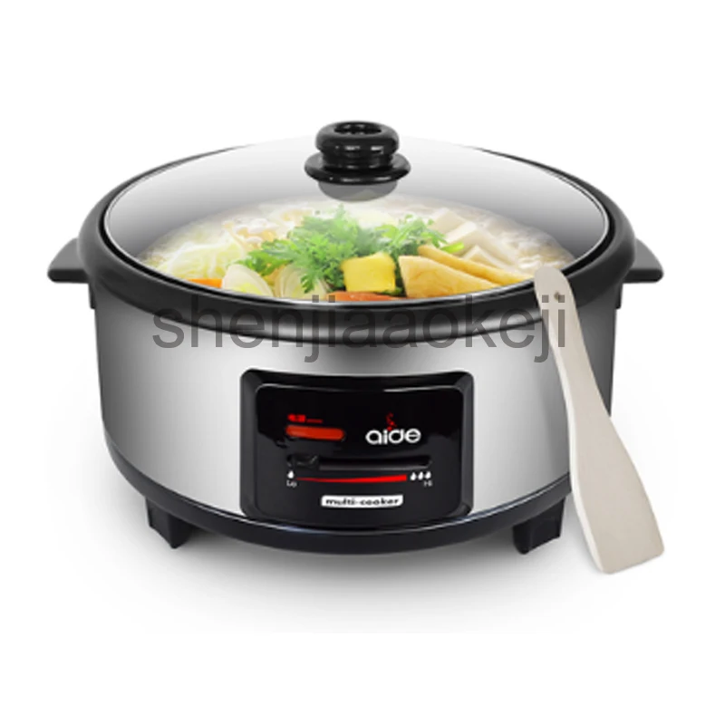 Commercial electric hot pot 220v 1600w 1pc multi function non stick