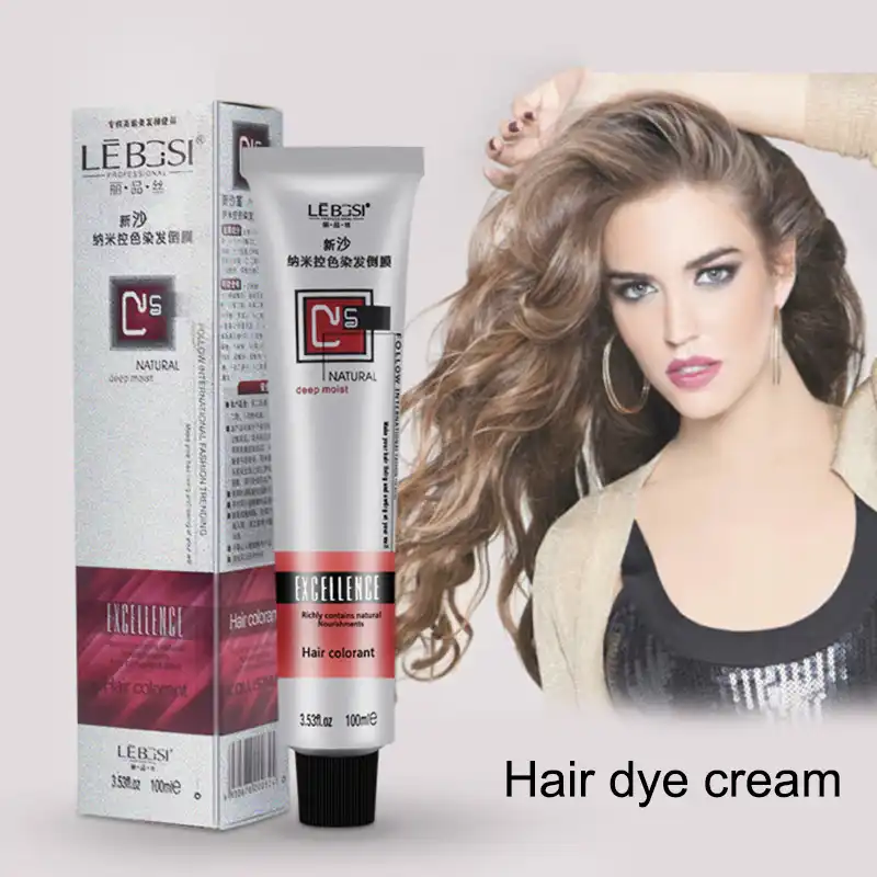 1 Pcs Hair Tint Colorant Semi Permanent Long Lasing Hair Cream