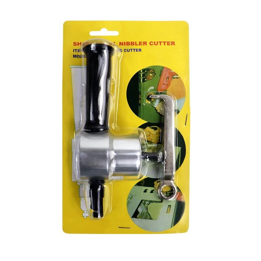 

Tool Drill Accessory Metal Cutting Machine Tool Drill Attachment Free Cutting Tool Nibbler Sheet Metal New Sheet Metal Nibbler