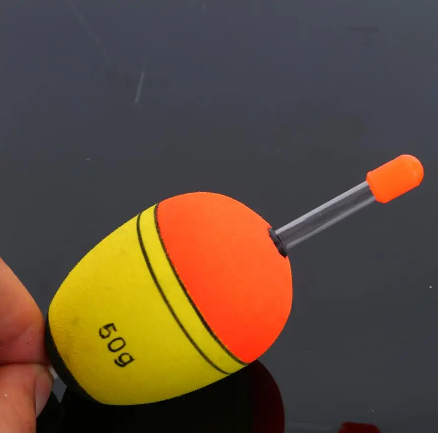 2pcs Fishing Float 15g  20g  30g  40g  50g EVA belly fishing floats Luminous light stick Tube Buoy Fishing accessories pesca
