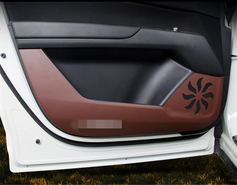 Для Mazda CX-5 CX5 CX 5 автомобильный Стайлинг протектор боковой край защищенный анти-удар двери коврики чехол автомобильные аксессуары - Цвет: brown