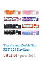 Механическая клавиатура Clear Key caps 6 Key caps Swit6X Тестер Комплект для Cherry MX